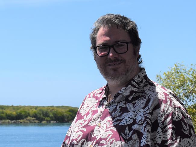 George Christensen speaking on the Mackay Waterfront Project. Picture: Lillian Watkins