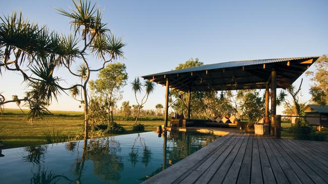 Wet edge pool at Bamurru Plains.