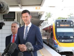 Minister for Transport and Main Roads Mark Bailey will welcome the next cohort of Queensland Rail trainee drivers on their first day of class.Pic Annette Dew