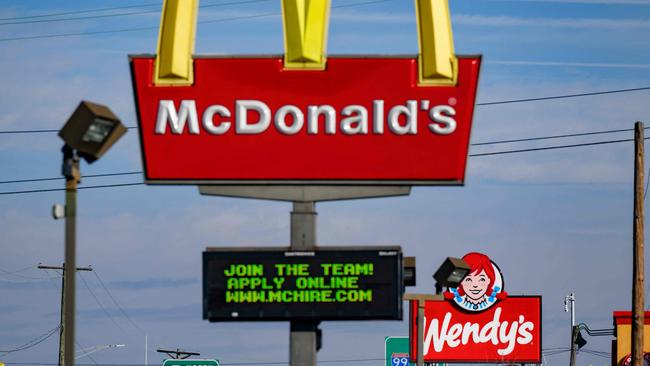 The Altoona McDonald'where murder suspect Luigi Mangione was identified and later arrested. Picture: Getty Images via AFP.