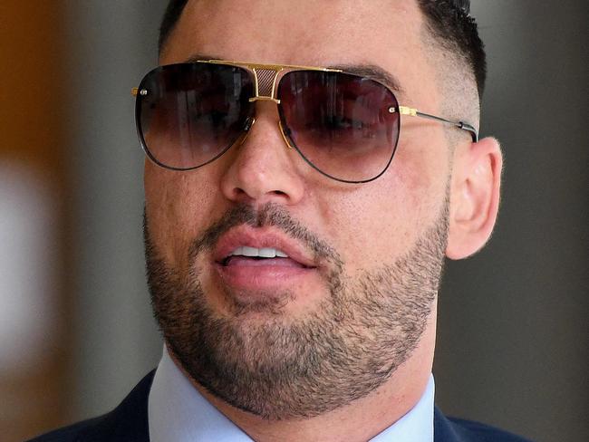 SYDNEY, AUSTRALIA - NCA NewsWire Photos NOVEMBER, 27, 2020: Salim Mehajer is seen arriving at  Downing Centre Courts in Sydney. Picture: NCA NewsWire/Bianca De Marchi