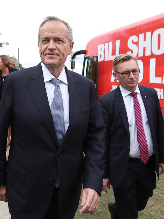 Labor leader Bill Shorten with Dr Owler last month.