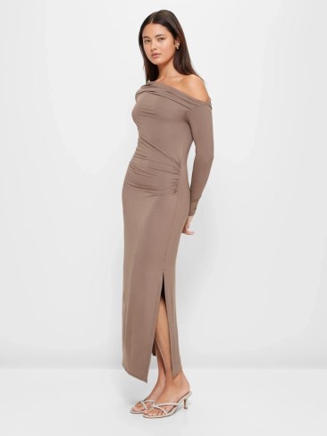 Lily Loves Ruched Long Sleeve Dress. Picture: Target.