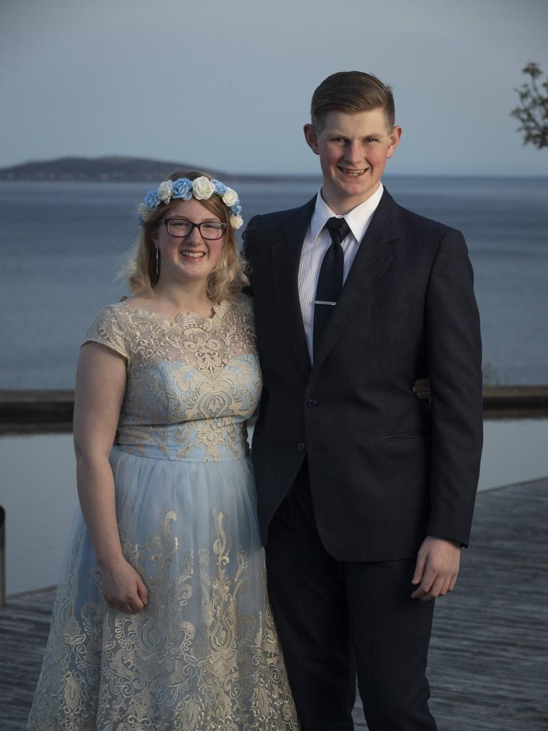 Rosny College Leavers Dinner at Glen Albyn Estate, Ally Jardine and Oliver Dinnessen. Picture: Chris Kidd