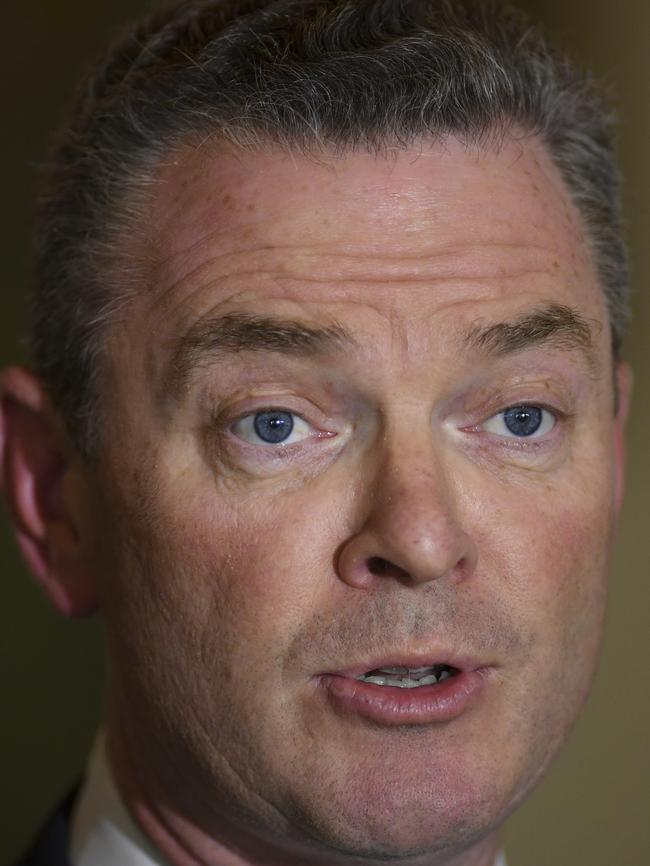 The Leader of the House Christopher Pyne.