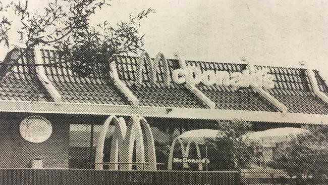 How McDonald's in Glen Waverley looked in October 1986.