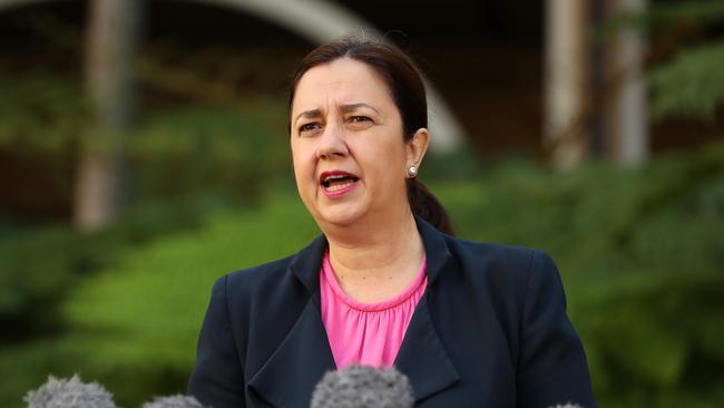 Premier Annastacia Palaszczuk said aged care homes banning visitors were “cruel”. Pic: Liam Kidston.