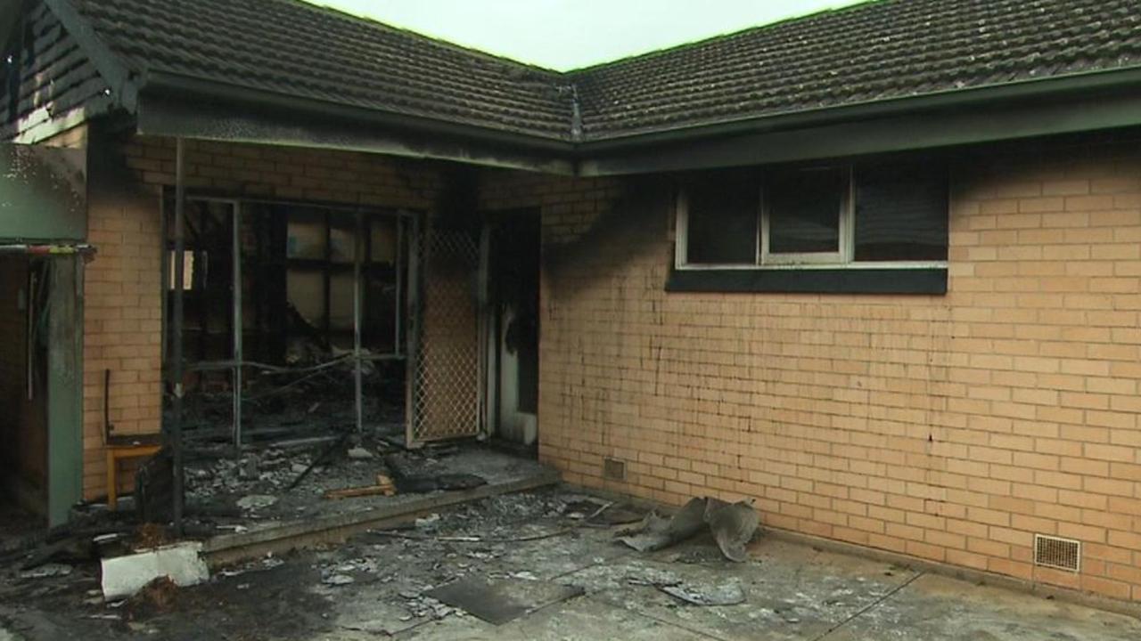 An Elizabeth Downs home has been torched overnight. Source: 7NEWS.