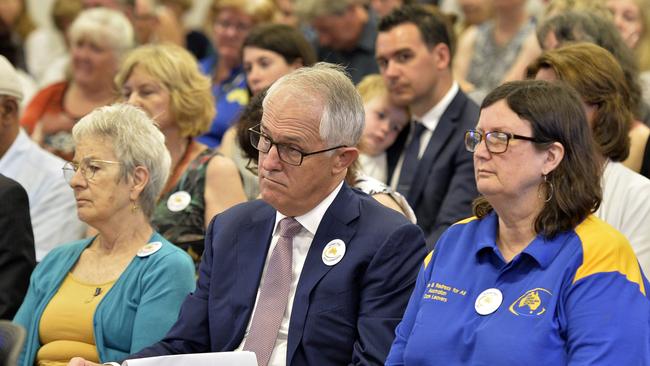 Prime Minister Malcolm Turnbull at the final sitting of the Royal Commission.