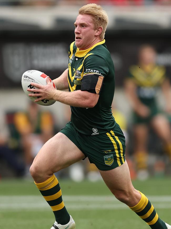 Tom Dearden claimed Player of the Match honours. Picture: Matt King/Getty Images