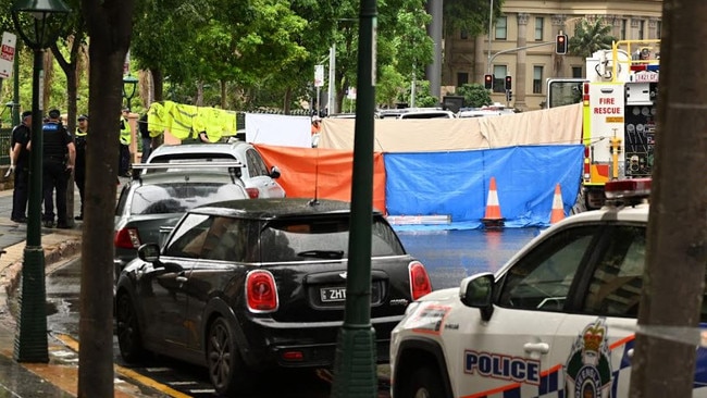 The incident occurred on Queen St in the northern end of the CBD. Picture: Lyndon Mechielsen