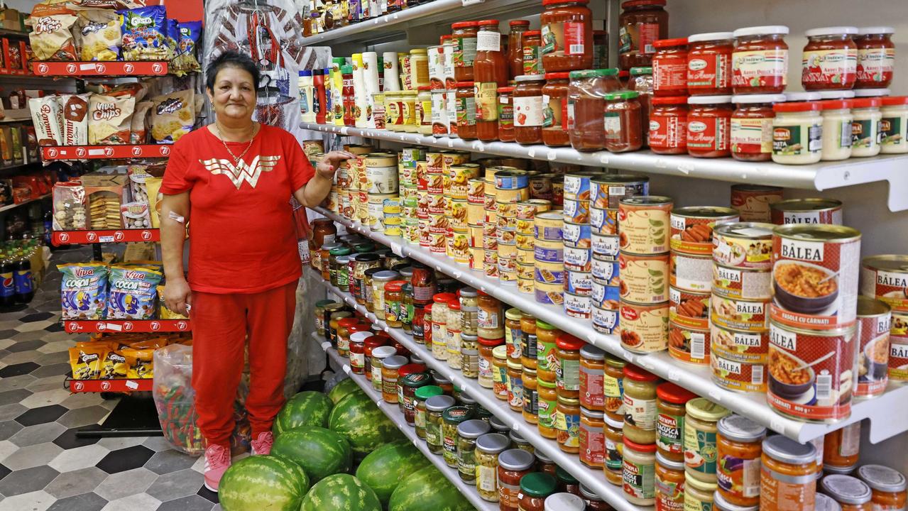 Romanian shopkeeper Aurelia Malta. Picture: Nigel Howard