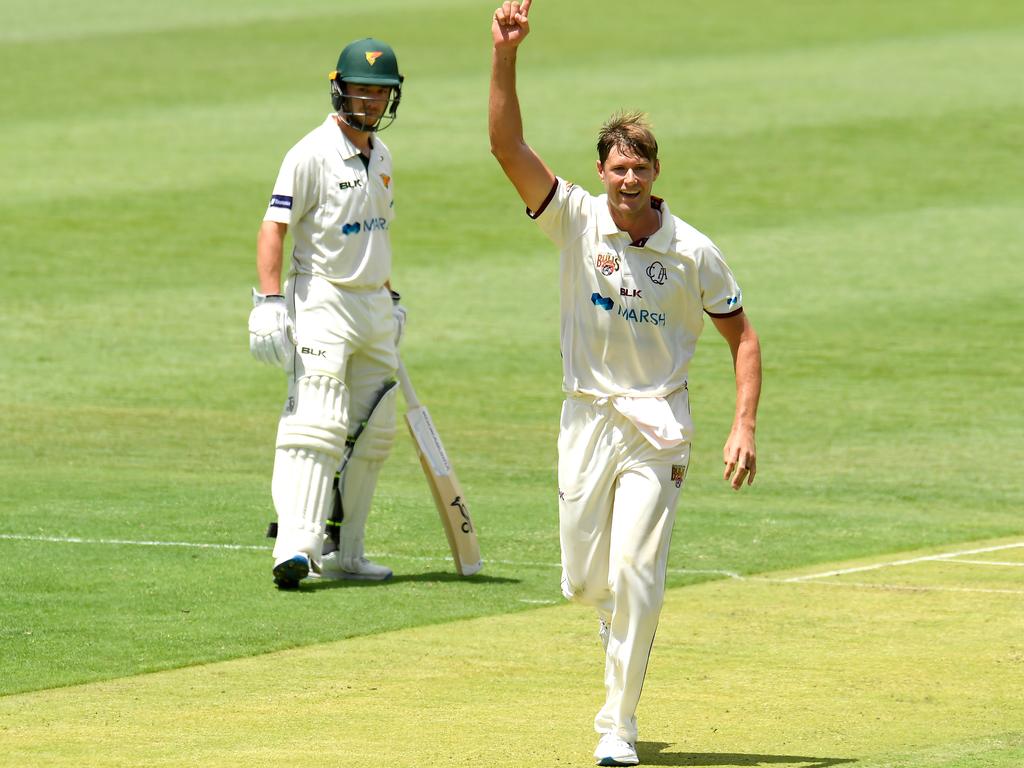 Queensland’s bowlers had a field day.