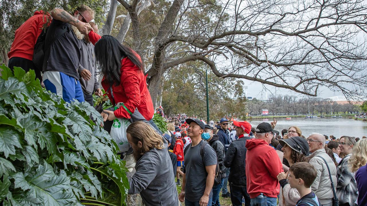 Some fans were left disappointed. Picture: Jason Edwards