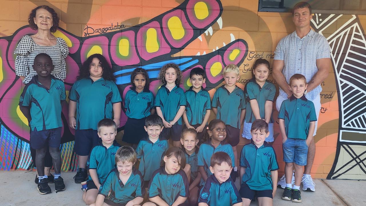 WOODROFFE PRIMARY SCHOOL Grevillea 2 BACK ROW (L-R) Jan Vowels, Joe Fernando, Chase Webb, Sharelle Thompson-Liddy, Charlotte Dumesny, Charlie Allchorne, Forrest Boyer, Sofia Martin, Terrence Looby, Shane Moodie. MIDDLE ROW (L-R): Mitchell Edwards, Nioti Karpathios, Izabella Gray, Dorcas White, Mason Watego. BOTTOM (L-R): Chloe Crawley, Annemiek Wilson, Jackson McCarthy Picture: Woodroffe Primary School