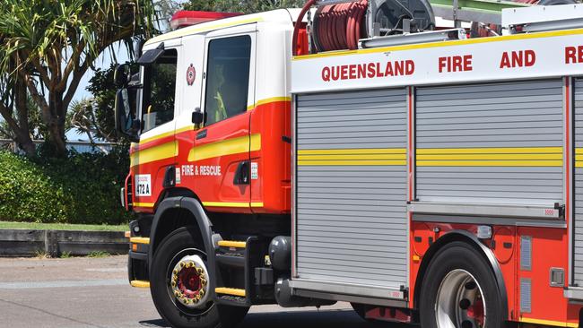 Emergency crews responded to a truck on fire early this morning. Photo: Jorina Maureschat