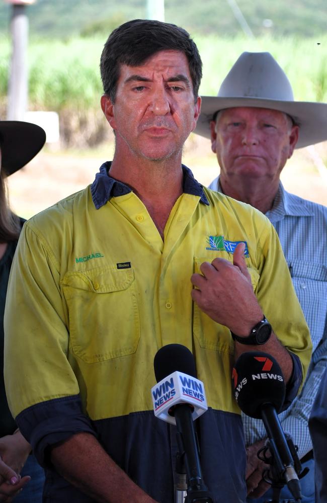 Michael Reinaudo on his cane farm in Coolbie, Hinchinbrook. Picture: Cameron Bates