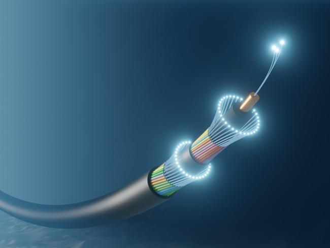 A rendering of an undersea cable. Picture: Dragon Claws/Getty Images.