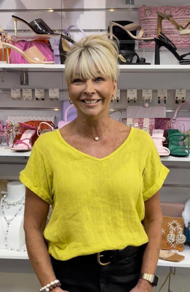 Leah Bennett, at Stomp Shoes in Darwin, kept the store open throughout the Queen's mourning public holiday. Picture: Annabel Bowles