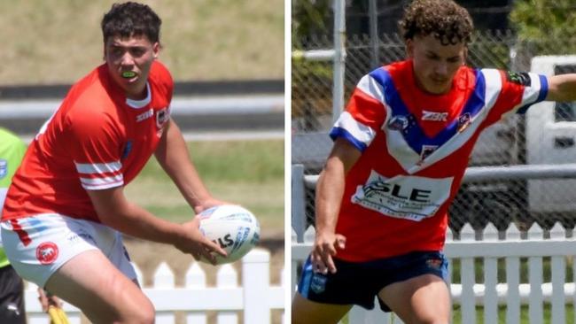 The llawarra South Coast Dragons Andrew Johns Cup and Laurie Daley Cup squads got both off to a great start on the weekend. Pictures: Contributed