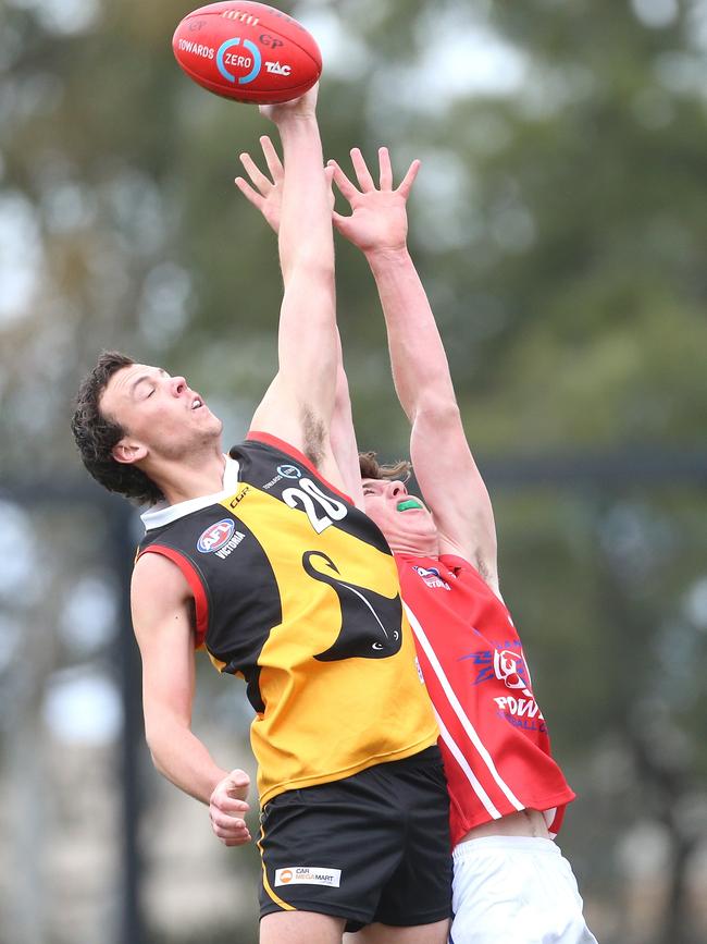 Dylan Atkins playing for Dandenong Stingrays. Picture: Hamish Blair