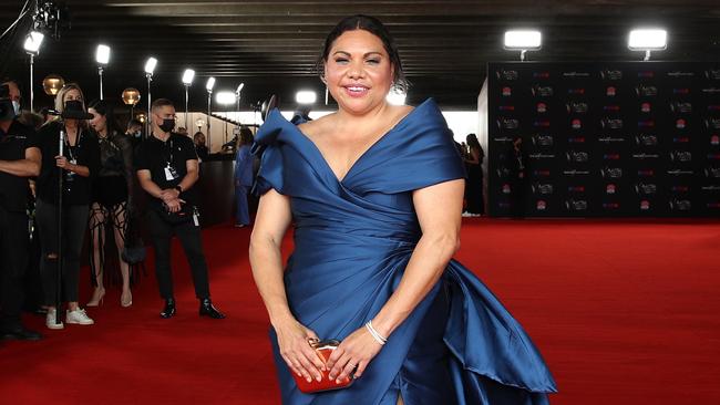 Deborah Mailman arrives ahead of the 2021 AACTA Awards. Picture: Lisa Maree Williams/Getty Images for AFI