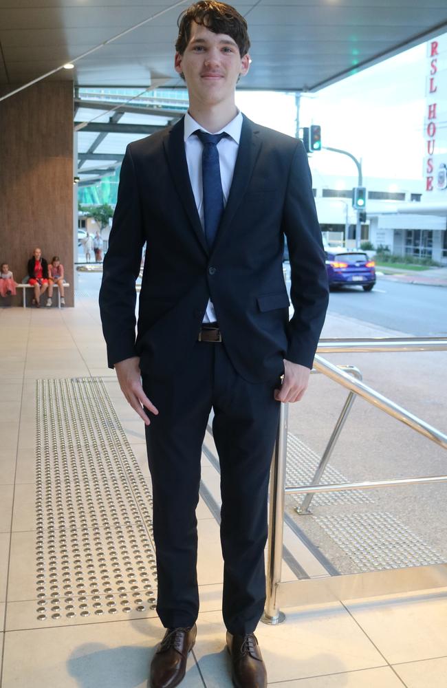 Lachlan Pyle arrives at the Maroochydore State High School 2024 formal.