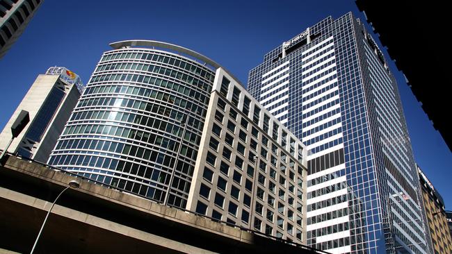 Sydney’s CBD office vacancy rate increased from 11.5 to 12.2 per cent. Picture: Bob Finlayson