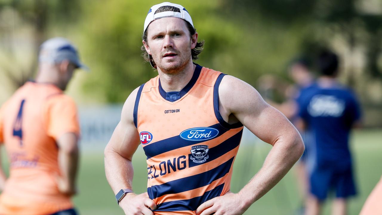 Patrick Dangerfield dominated in both of Geelong’s pre-season matches. Picture: Tim Carrafa