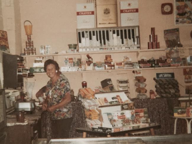 Daisy Robinson works behind the counter in the kiosk at the sandhills, Port Noarlunga.