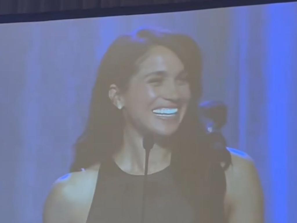 Meghan was also all smiles at an Invictus Games welcome event on day prior.