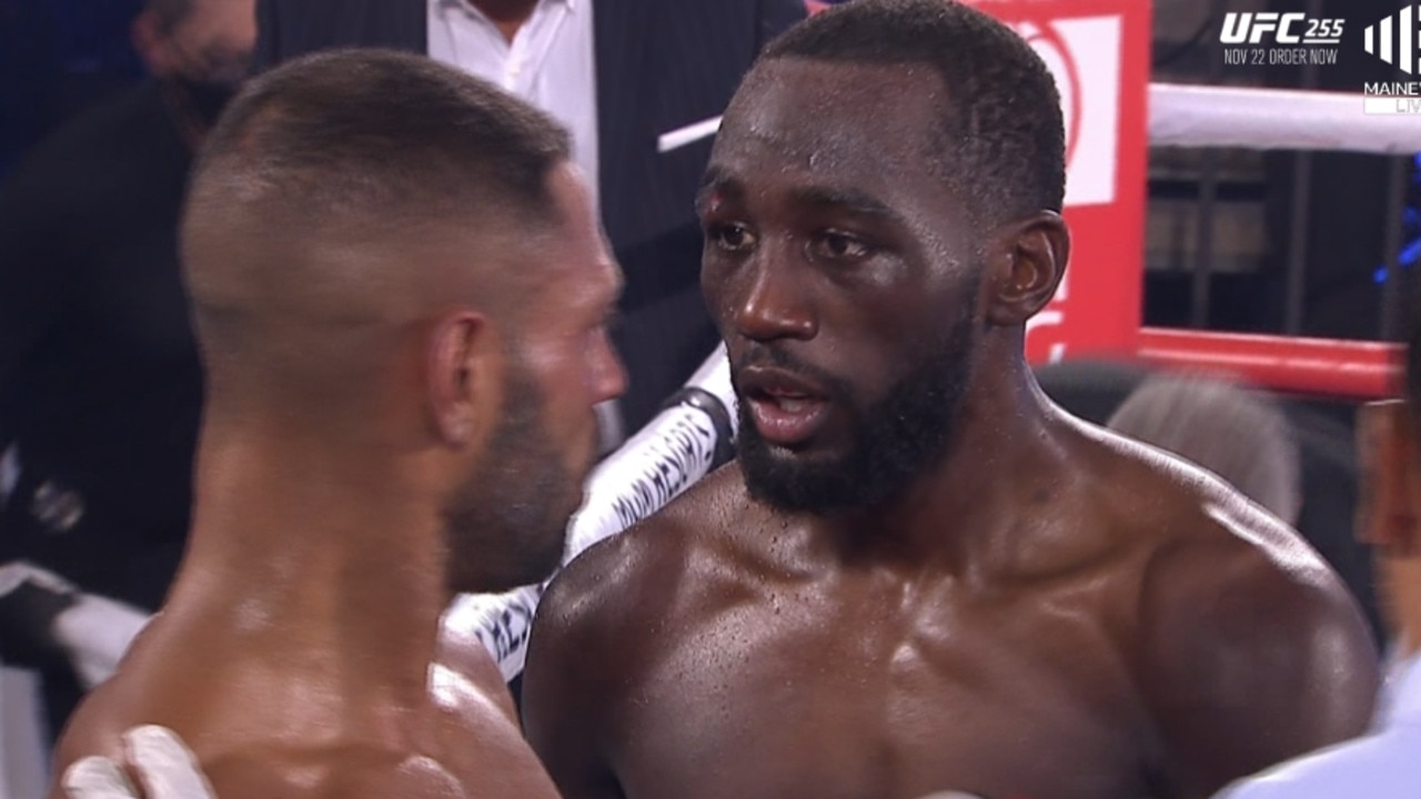 Terence Crawford stared down Kell Brook after a statement win.