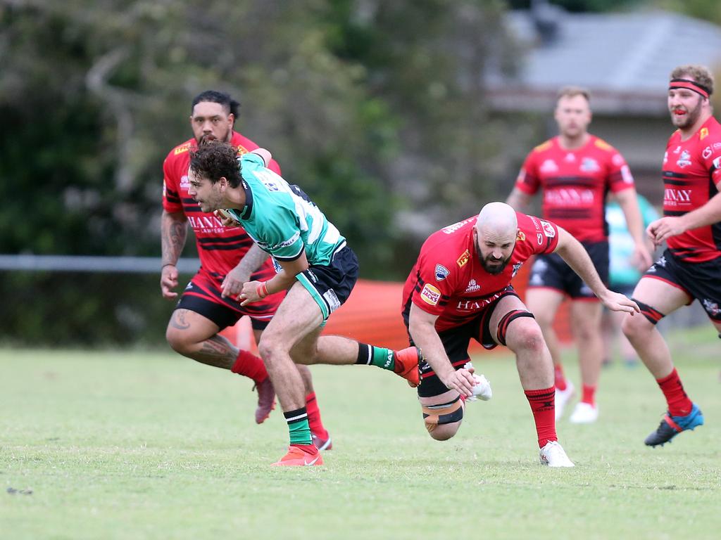 PBC Allygators vs. Colleges Knights. 20April 2024 Currumbin Picture by Richard Gosling