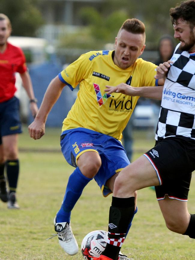 Broadbeach’s Shaun Robinson. Picture: Mike Batterham