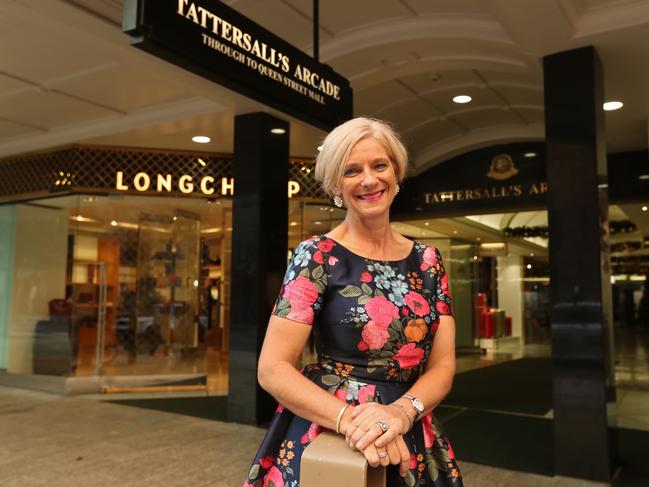 20/12/2018: Marisa Vecchio A.M  owner of Hanworth House, one of BrisbaneÕs oldest residences, outside the Tattersalls Club in Brisbane. The club has narrowly voted in favour of allowing female members . Lyndon Mechielsen/The Australian