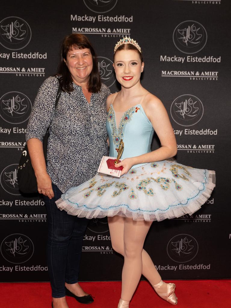 Sarah Raffery and Grace Buhlmann at the 75th Mackay Eisteddfod 2022.Picture: Michaela Harlow