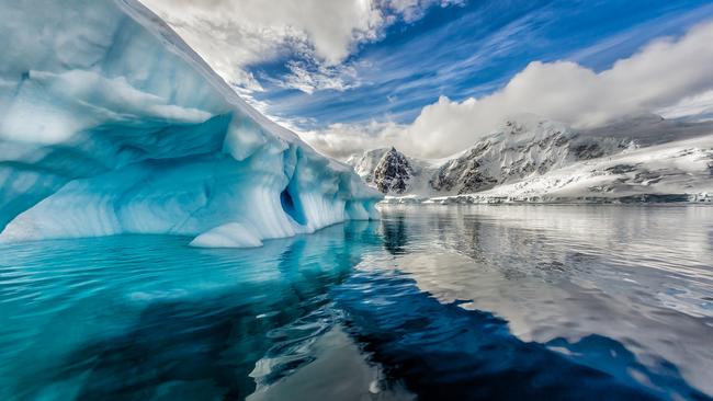 An iceberg floats in Andord Bay on Graham Land, Antarctica. Picture: iStock