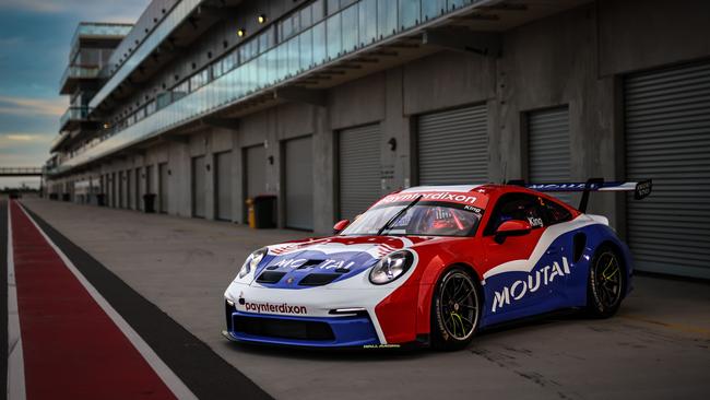 Luke King's car at the Melbourne Grand Prix. Picture: Supplied.