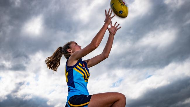 Georgia Garnett has been selected into the 2019 AFLW Academy squad. Pictures: Julian Andrews