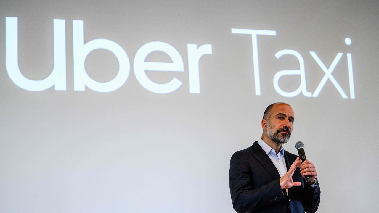 Uber CEO Dara Khosrowshahi in Seoul, South Korea. Picture: Anthony Wallace/AFP