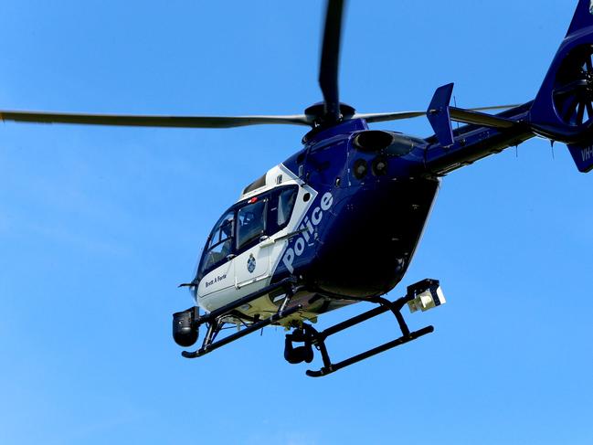 Man who fled from police found by helicopter on neighbour’s roof