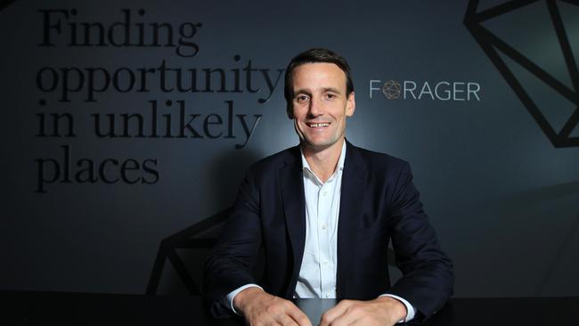 Forager Funds chief executive Steve Johnson. Picture: Hollie Adams