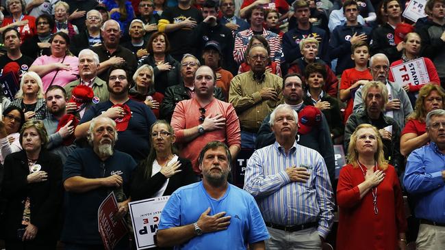 The people pledge allegiance to Donald Trump. (Pic: Spencer Platt/Getty Images/AFP)