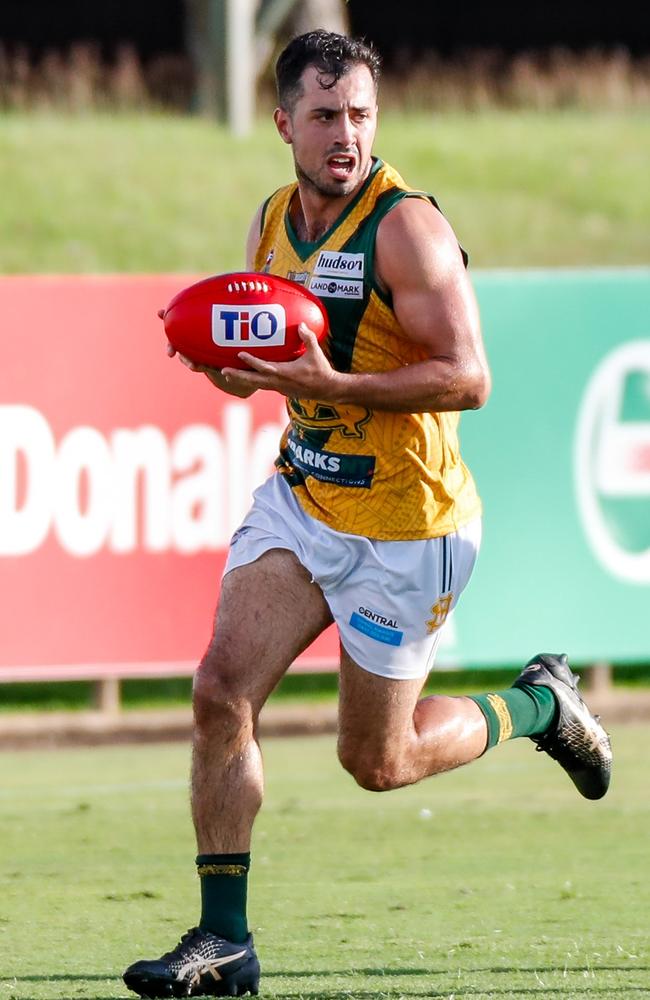 Nate Paredes was among the best for St Mary's of the 2023-24 NTFL season. Picture: Celina Whan / AFLNT Media