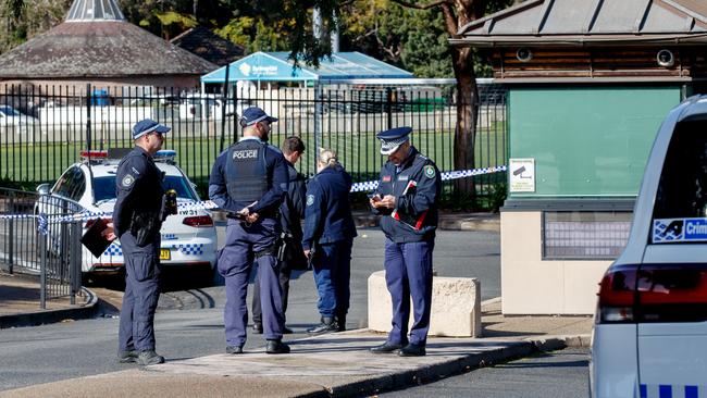 The student who was stabbed was taken to Royal Prince Alfred Hospital in a serious but stable condition. Picture: NewsWire / Nikki Short