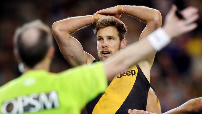 Ex-Richmond player Luke McGuane attended VCAT regarding a rental dispute.