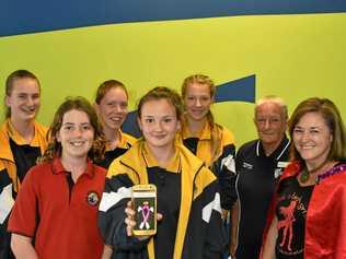 BRIGHT MINDS: Team Domestic Angels were joint Queensland winners at the recent Search for the Next Tech Girl Superhero competition. From left, Jasmine Gibson, Kasey Pfeiffer, Sarah Windsor, Georgia Green, Michaela Green, Dr Jan Lewis and Dr Jenine Beekhuyze at the CQU Gladstone Marina campus. Picture: Matt Harris