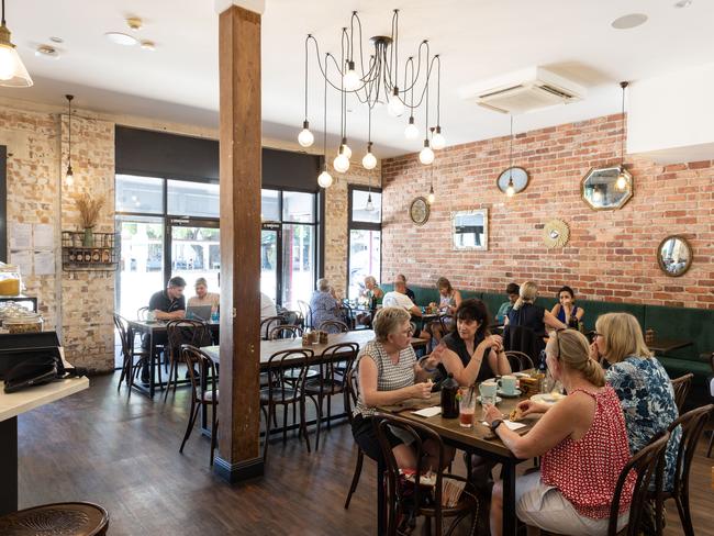 Inside the Lady Marmalade Cafe at Stones Corner. Picture: David Kelly