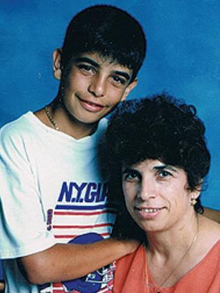 Adriano Zumbo as a child with his mum Nancy, who helped inspire his sweet tooth. Picture: Supplied