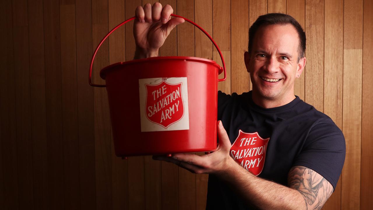 Major Brad Watson from The Salvation Army encourages donations to the charity’s Red Shield Appeal in 2021. Picture Nikki Davis-Jones